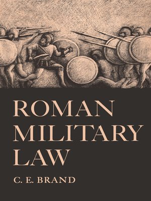 cover image of Roman Military Law